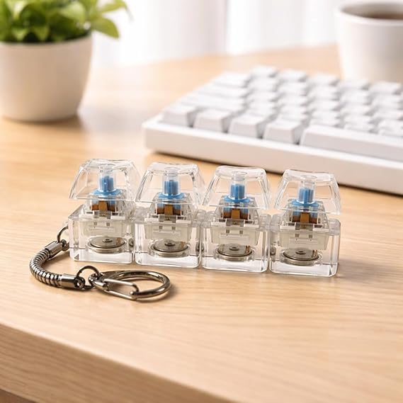 Mini Mechanical Keyboard Keychain – Clicky Keyring
