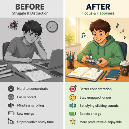Mini Mechanical Keyboard Keychain – Clicky Keyring